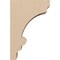 Ekena Millwork 4"W x 8"D x 12"H Classic Diane Rough Cedar Woodgrain TimberThane Corbel, Primed Tan CORUR04X08X12DIARCPR - alternate 2